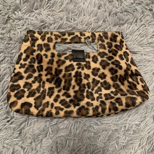 Lancome leopard handbag